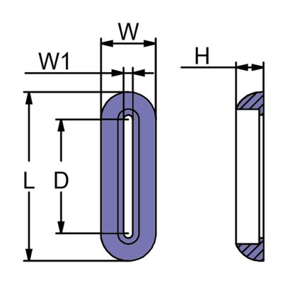 Martyr SGFL501Z Hull Anode - Zinc