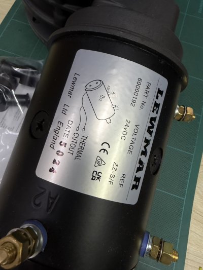 Motor 24 V for Lewmar V4 02.525.24  68000535