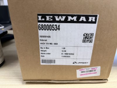 Motor 12 V for Lewmar V4  02.525.12   68000534