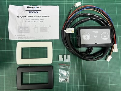 TECMA All in One control panel w/two buttons CODE 50.226.50
