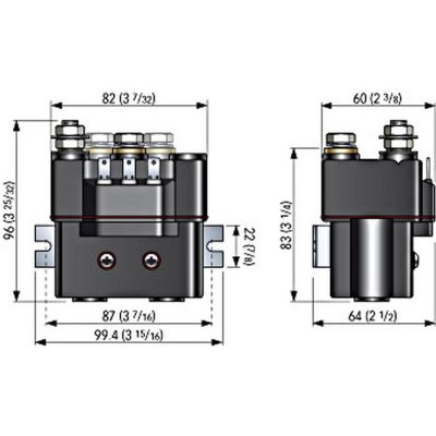 Quick T6415-24  Reversing Contactor (24V / IP66) Quick T6415-24  Reversing Contactor (24V / IP66)