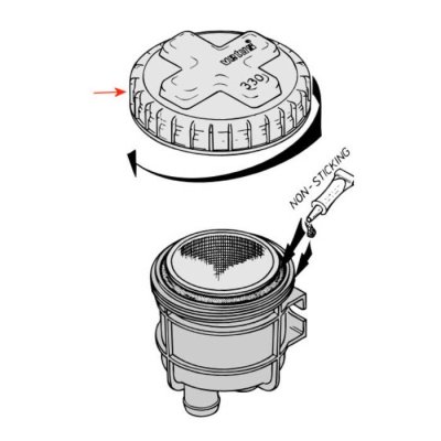 Vetus FTR3301 Lid for FTR330 water filter