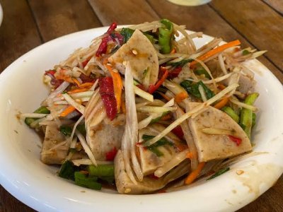 ตำปลาร้าไก่ยอ