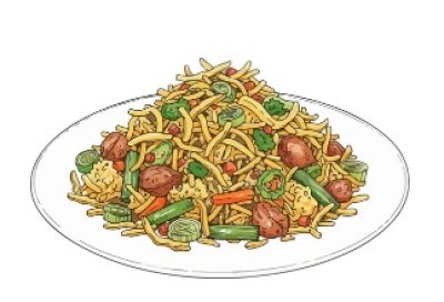 ผัดผัก,ผัดวุ้นเส้น,ผัดมาม่า