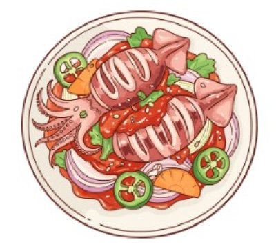 ยำหมู,ไก่ยอน้ำปลาร้า  100.-