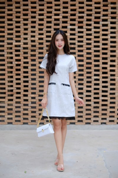 Dress W13 ขาว