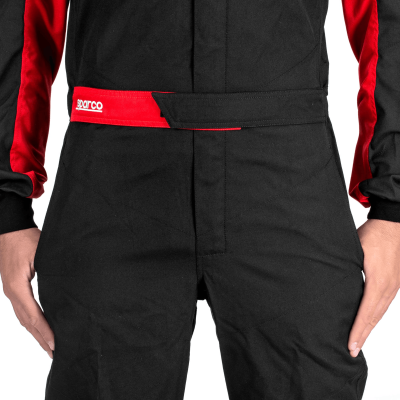 SPARCO ONE SUIT - (Black/Red)