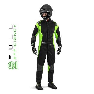 SPARCO FUTURA SUIT - (Black/Fluo green)