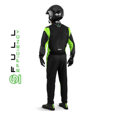 SPARCO FUTURA SUIT - (Black/Fluo green)