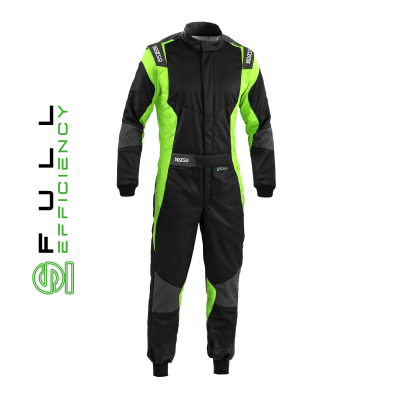 SPARCO FUTURA SUIT - (Black/Fluo green)