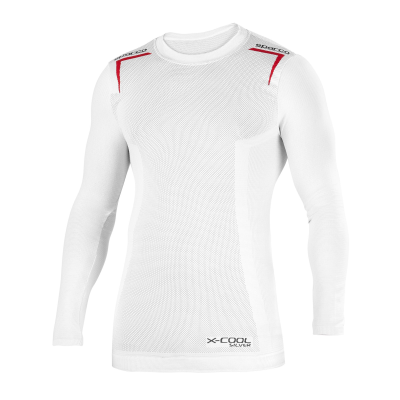 SPARCO K-CARBON LONG SLEEVE - (White/Red)
