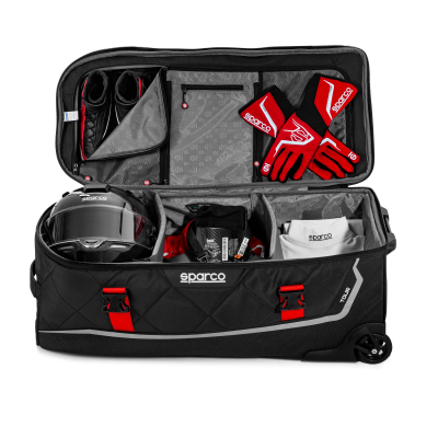 SPARCO TOUR BAG NR/RS - (Black/Red)