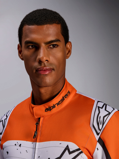 ALPINESTARS KARTING SUIT KMX-9 V3 GRAPHIC 6 - (White Orange Black)