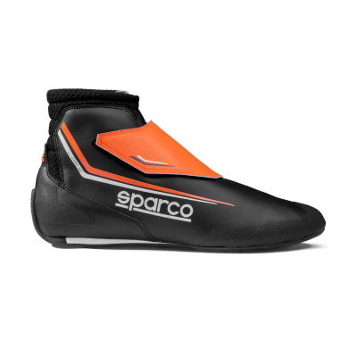 SPARCO KARTING SHOES K-PRIME FIA - (BLACK/ORANGE FLUO)