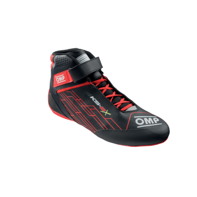 OMP KARTNG SHOES KS-2X - (BLACK/RED)