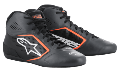 ALPINESTARS KARTING SHOES TECH-1 K START V2 - (Asphalt/Black/Orange Fluo)