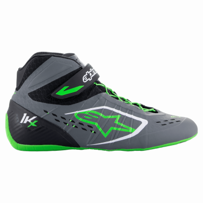 ALPINESTARS KARTING SHOES TECH-1 KX V2 - (BLACK/GREY/GREEN)