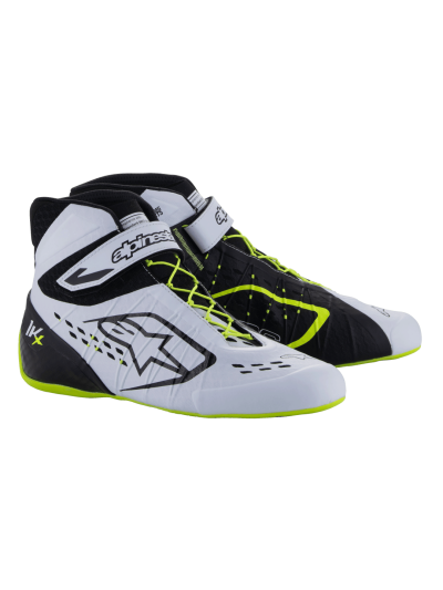 ALPINESTARS KARTING SHOES TECH-1 KX V3 FIA - (BLACK/WHITE/YELLOW FLUO)