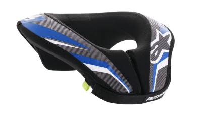 ALPINESTARS YOUTH SEQUENCE NECK ROLL - (BLACK/ANTHRACITE/BLUE)