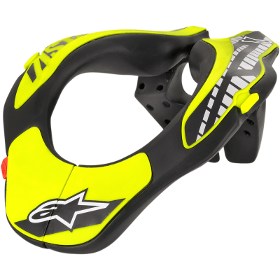 ALPINESTARS YOUTH NECK SUPPORT - (BLACK/YELLOW)