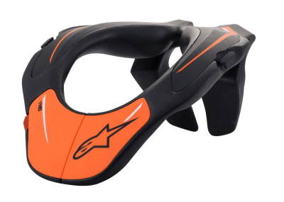 ALPINESTARS YOUTH NECK SUPPORT - (BLACK/ORANGE)