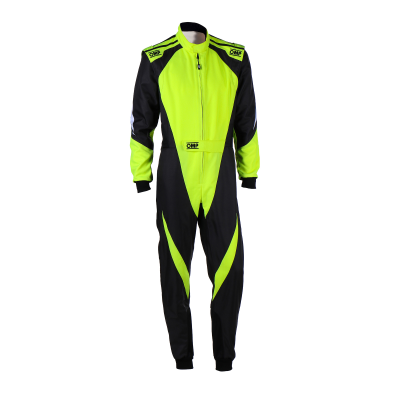OMP KARTING SUIT KS-3X OVERALL - (Black - Fluo Yellow)
