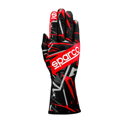 SPARCO KARTING GLOVES K-ROOKIE - (BLACK-RED)