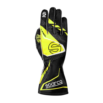 SPARCO KARTING GLOVES K-ATTACK - (Black/Fluo yellow)