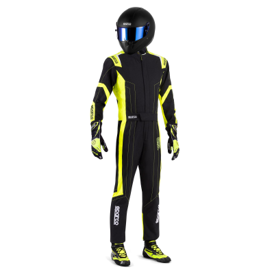 SPARCO KARTING SUIT THUNDER ADVANCED - (Black/Fluo yellow)