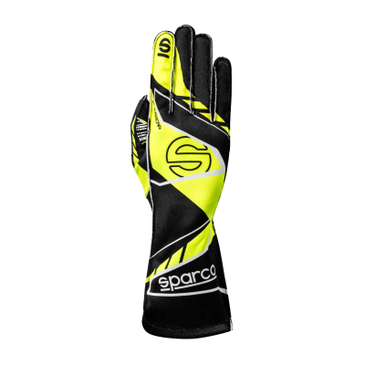 SPARCO KARTING GLOVES K-ARROW+ - (Black/Fluo yellow)