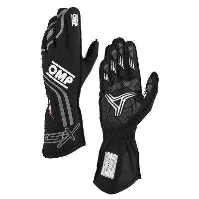 OMP KARTING GLOVES KS-X FIA - (BLACK)