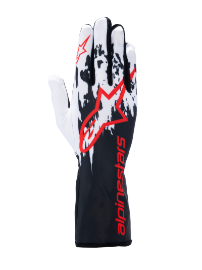 ALPINESTARS KARTING GLOVES TECH-1 K V3 - (Black/White/Red)
