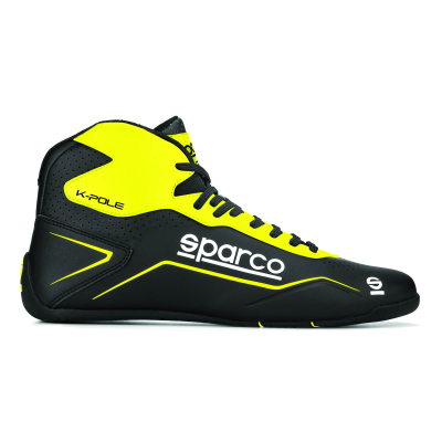 SPARCO KARTING SHOES K-POLE - (BLACK/YELLOW FLUO)