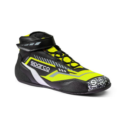 SPARCO KARTING SHOES K-ROCK - (BLACK/FLUO YELLOW)
