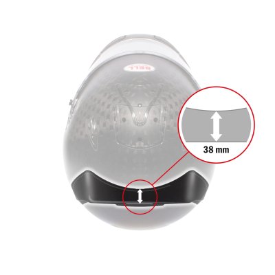 BELL HELMETS REAR SPOILER - HP7/RS7/HP5/GT5 V15 F1