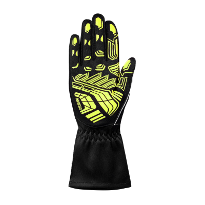 SPARCO KARTING GLOVES K-ATTACK - (Black/Fluo yellow)