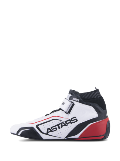 ALPINESTARS TECH-1 T V3 SHOES FIA - (White Black Red)