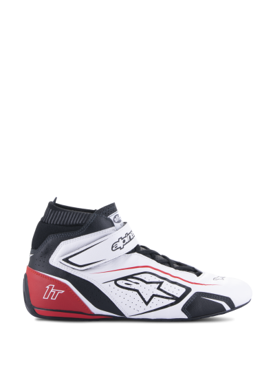 ALPINESTARS TECH-1 T V3 SHOES FIA - (White Black Red)