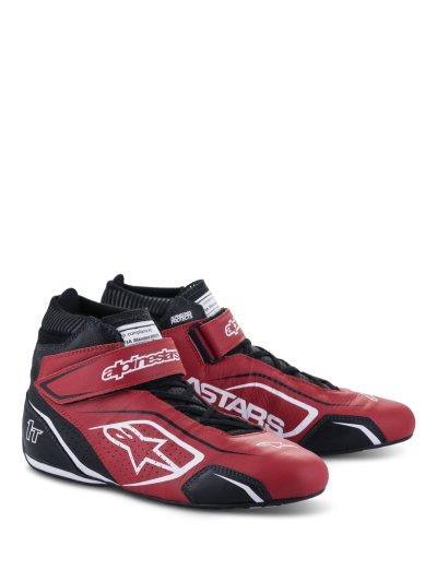 ALPINESTARS TECH-1 T V3 SHOES FIA - (Red Black White)