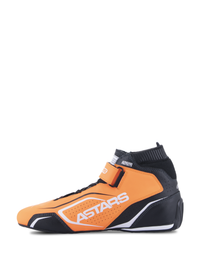 ALPINESTARS TECH-1 T V3 SHOES FIA - (Orange Fluo Black White)