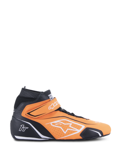 ALPINESTARS TECH-1 T V3 SHOES FIA - (Orange Fluo Black White)