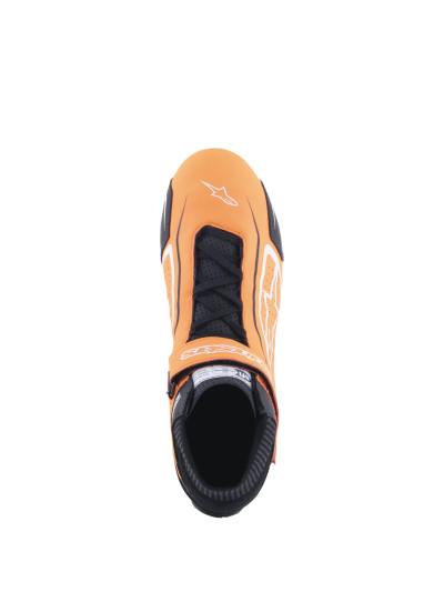 ALPINESTARS TECH-1 T V3 SHOES FIA - (Orange Fluo Black White)