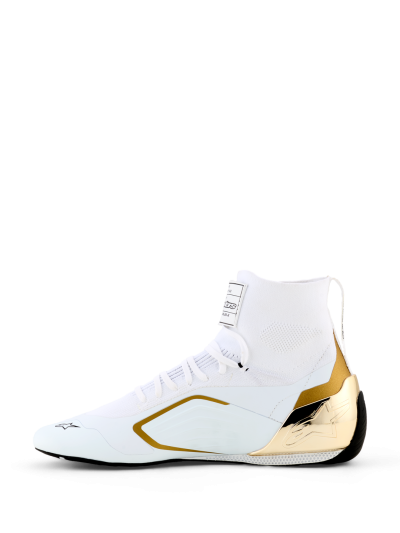 ALPINESTARS SUPERTECH K SHOES FIA - (White/Black/Gold)
