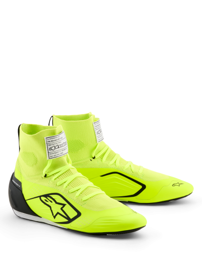 ALPINESTARS SUPERTECH K SHOES FIA - (Yellow Fluo/Black/White)