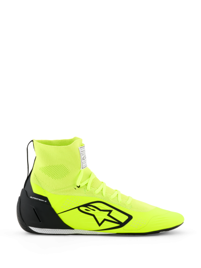 ALPINESTARS SUPERTECH K SHOES FIA - (Yellow Fluo/Black/White)