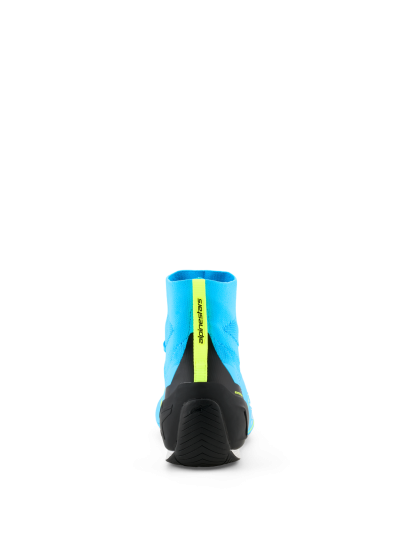 ALPINESTARS SUPERTECH K SHOES FIA - (Light Blue/Black/White/Yellow Fluo)