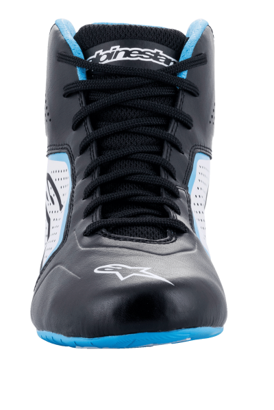 ALPINESTARS KARTING SHOES TECH-1 K START V2 - (BLACK WHITE LIGHT BLUE)