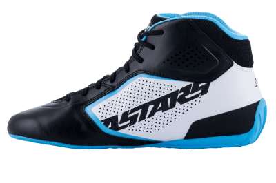 ALPINESTARS KARTING SHOES TECH-1 K START V2 - (BLACK WHITE LIGHT BLUE)