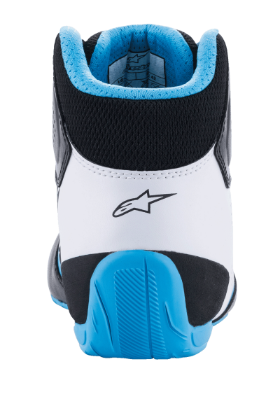ALPINESTARS KARTING SHOES TECH-1 K START V2 - (BLACK WHITE LIGHT BLUE)