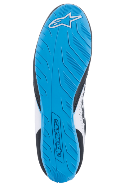 ALPINESTARS KARTING SHOES TECH-1 K START V2 - (BLACK WHITE LIGHT BLUE)